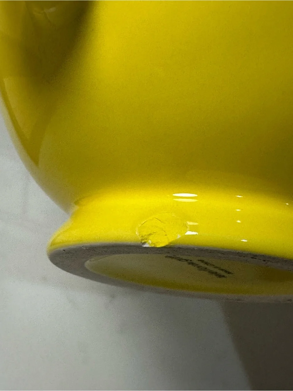 Teleflora Gift Bright Yellow Ceramic Piece
